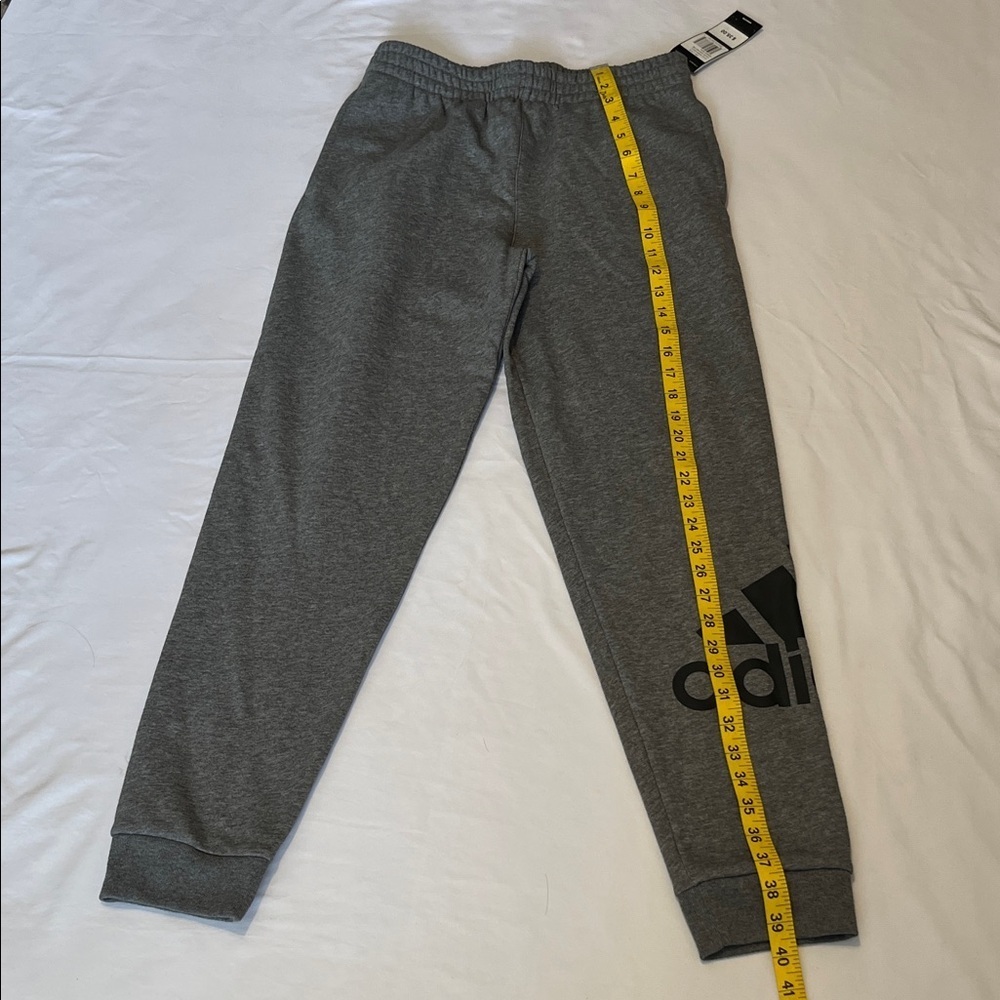 Adidas Kids Charcoal Joggers - Picture 3 of 10